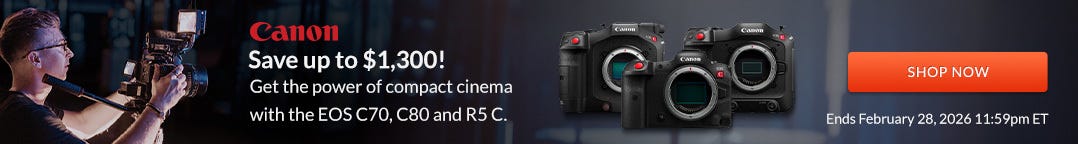 Canon Cinema Savings
