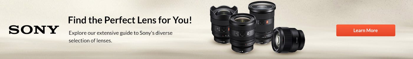 Sony Lens Guide
