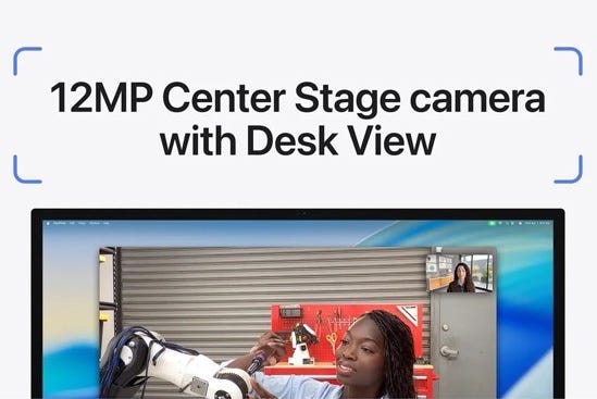 Apple Studio Display advanced camera