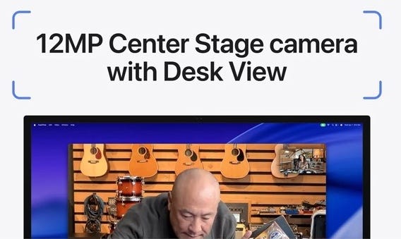 Apple Studio Display XDR camera