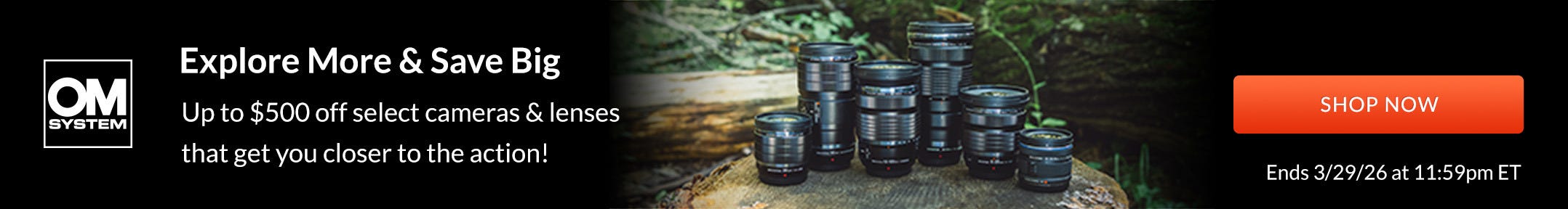 OM System March Specials