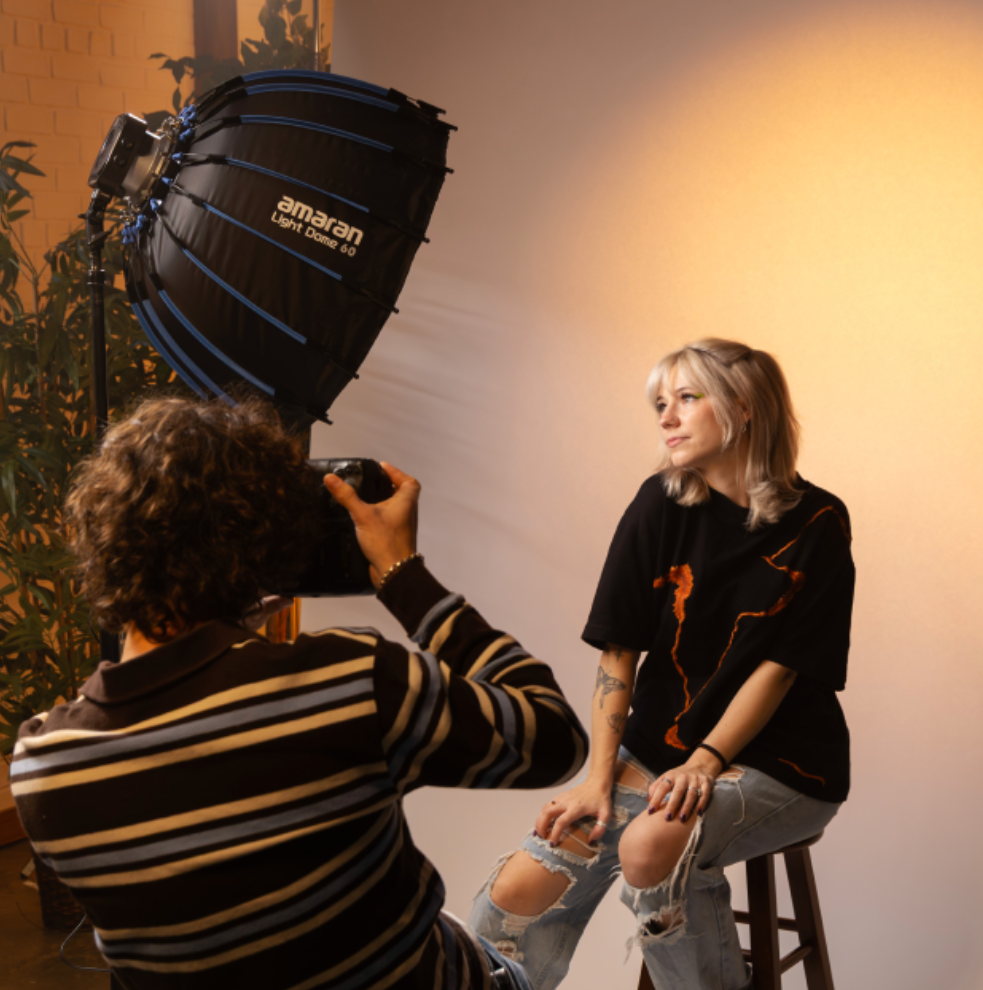 amaran Halo 60x studio lighting