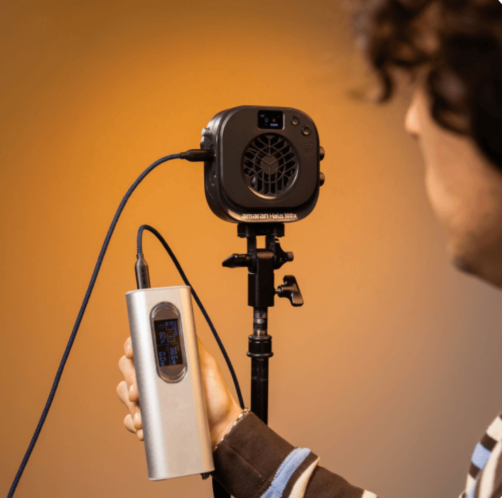 amaran Halo 100x power options