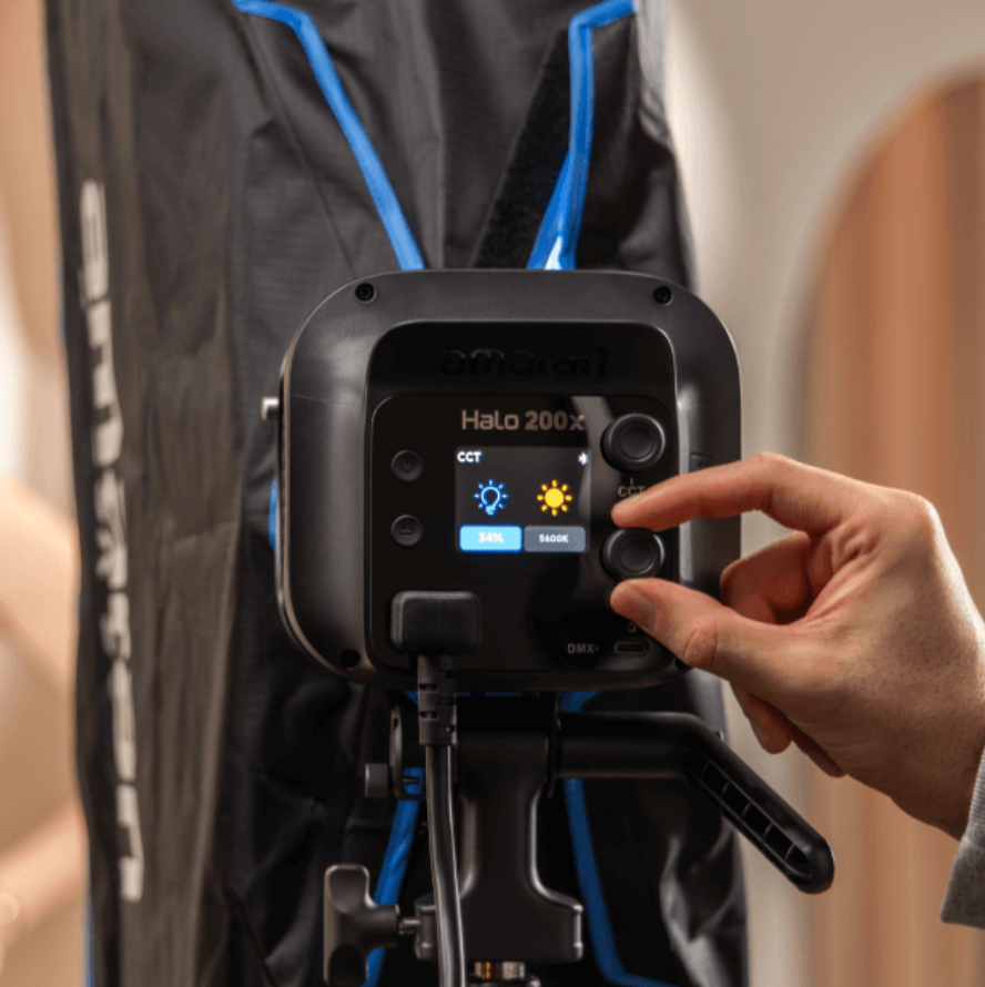 amaran Halo 200x control knobs