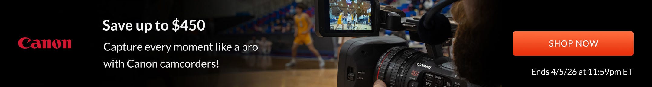 Canon Camcorders Sale