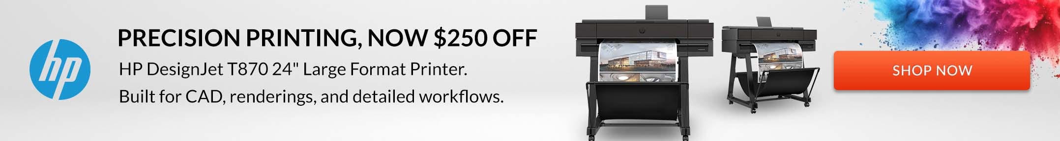 HP Large Format T870 promo