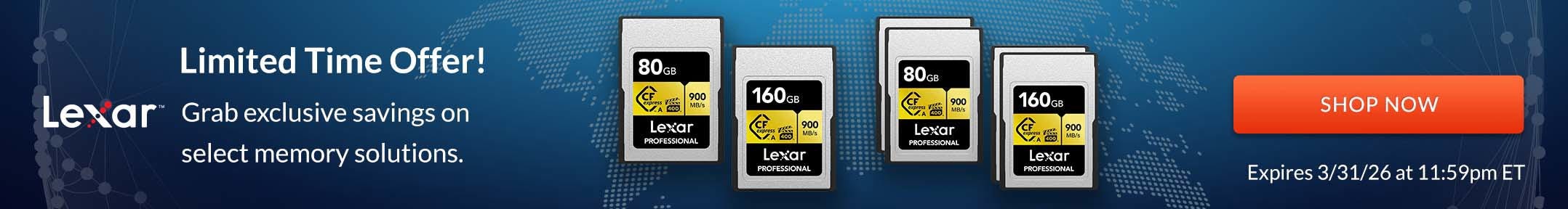 World Backup Day - Lexar 3-day Special