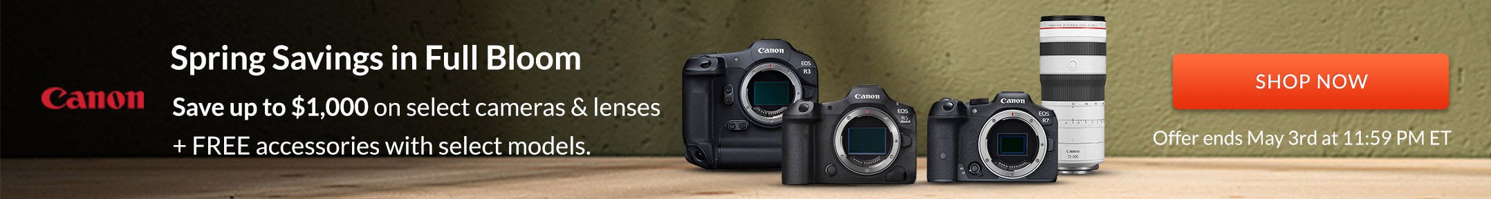 Canon April Sale