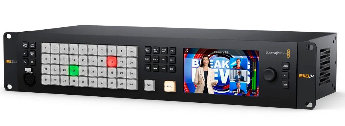Blackmagic ATEM Monitoring Rack Panel 40