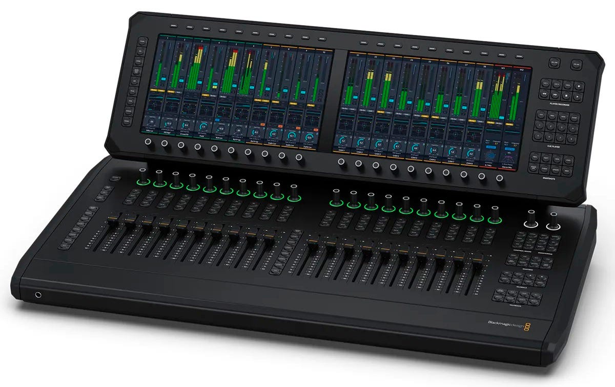 Blackmagic Fairlight Live Audio Panel 20