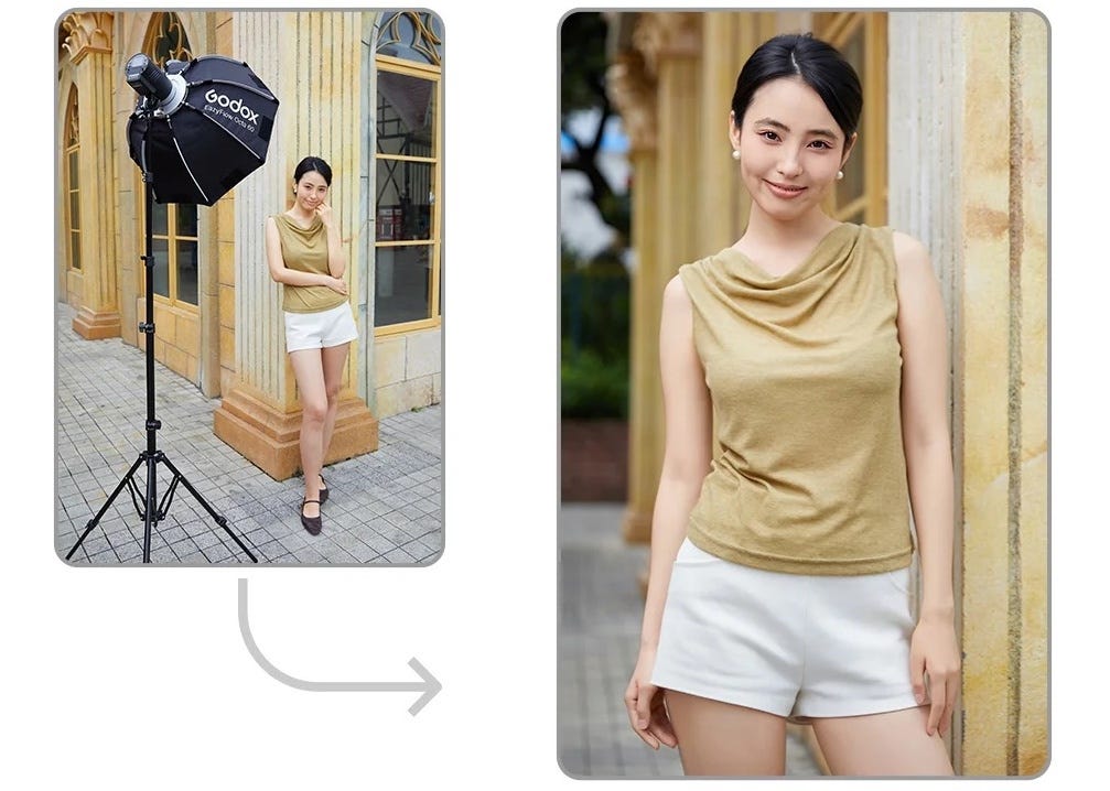 Godox EazyFlow Foldable Softbox light quality