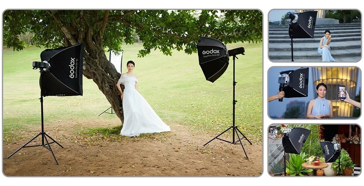 Godox EazyFlow Foldable Softbox modifier ecosystem
