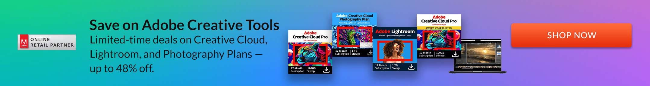 Adobe April Sale