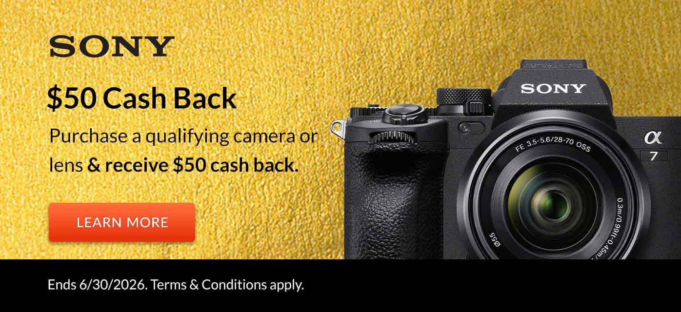 Sony $50 Cash Back Event