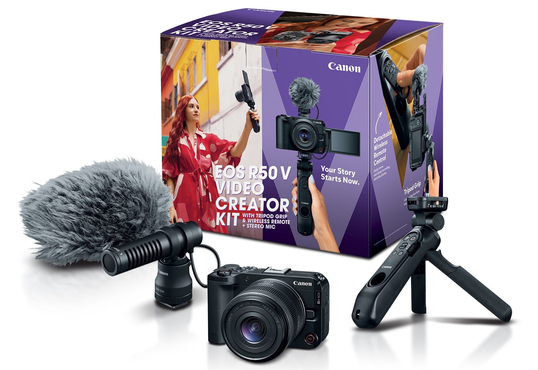 Canon EOS R50 V Video Creator Kit
