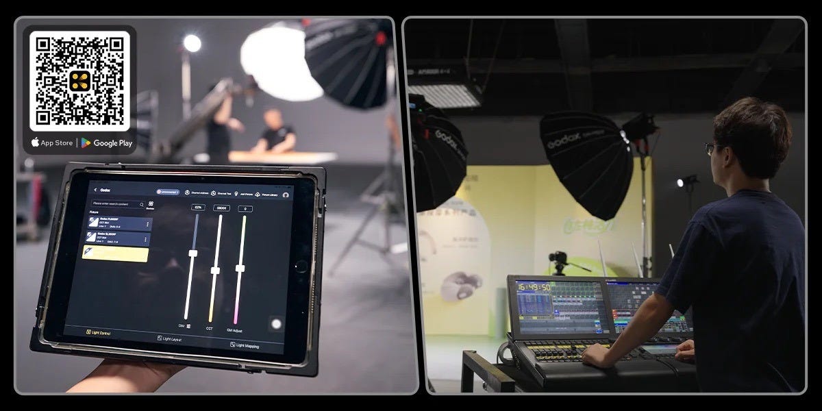 Godox KNOWLED PL600RF and PL1200RF pro control