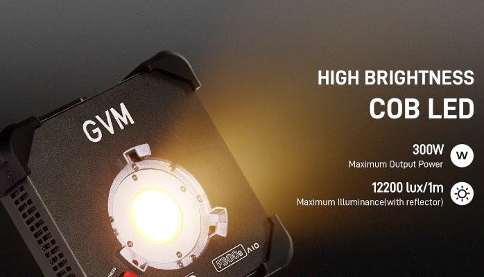 GVM F300B-AIO Monolight high brightness