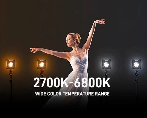 GVM F500B AIO Monolight temperature range