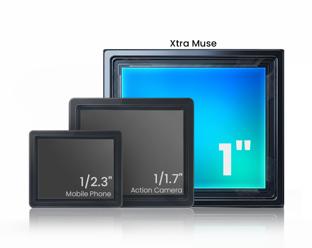 XTRA EDGE Muse 4K Action Camera CMOS sensor