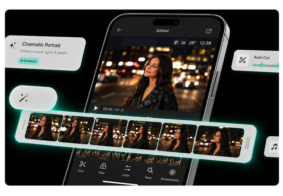XTRA EDGE Muse 4K Action Camera photo export