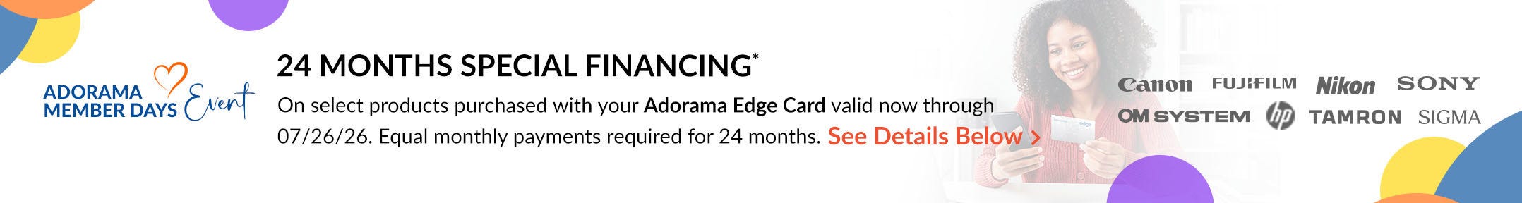 Member Days Event - 24 Months Special Financing