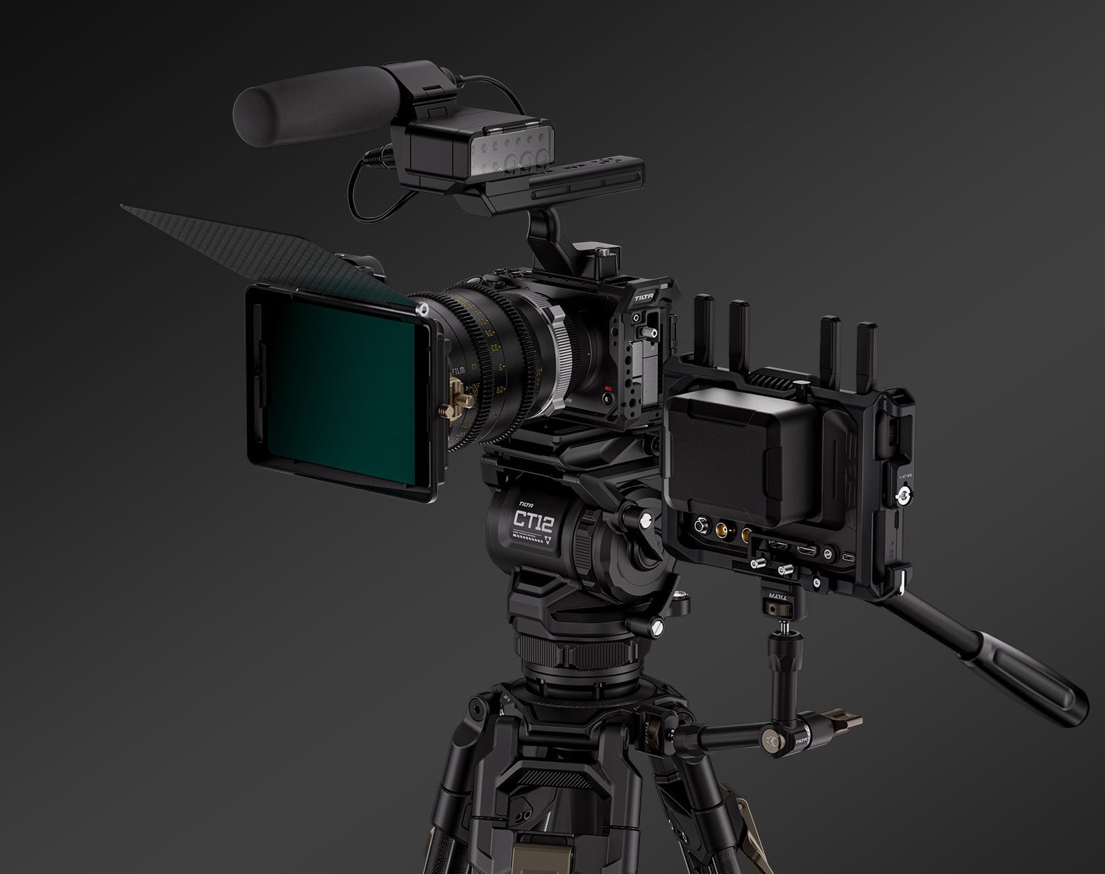 Tilta Camera Cage for Sony FX5 supports a wide range of accessories