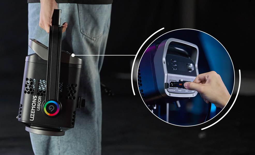 Godox Litemons LE200R, LE300R and LE600R all-in-one construction
