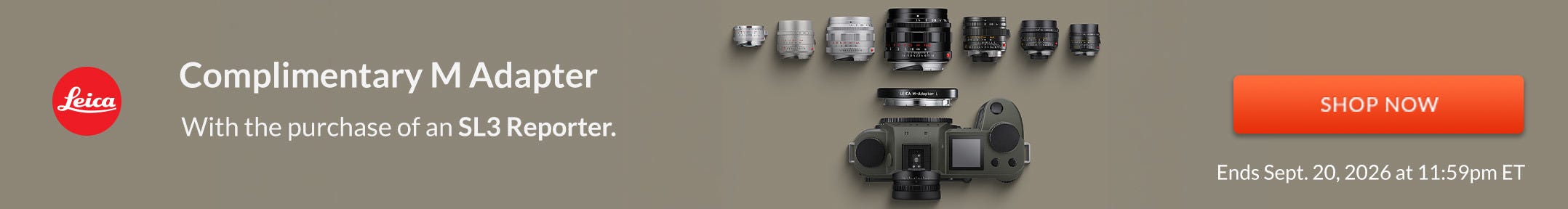 Leica SL3 plus Free Adapter