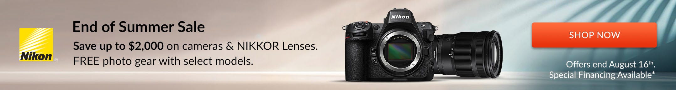 Nikon August promo