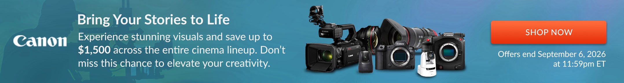 Canon Cinema Savings