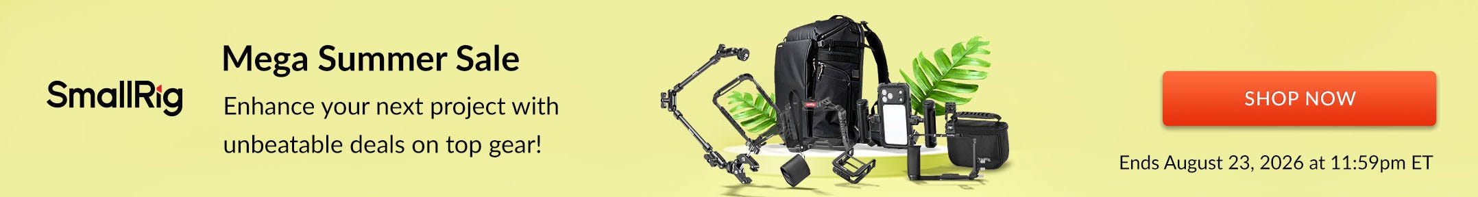SmallRig Full Line Sale Aug