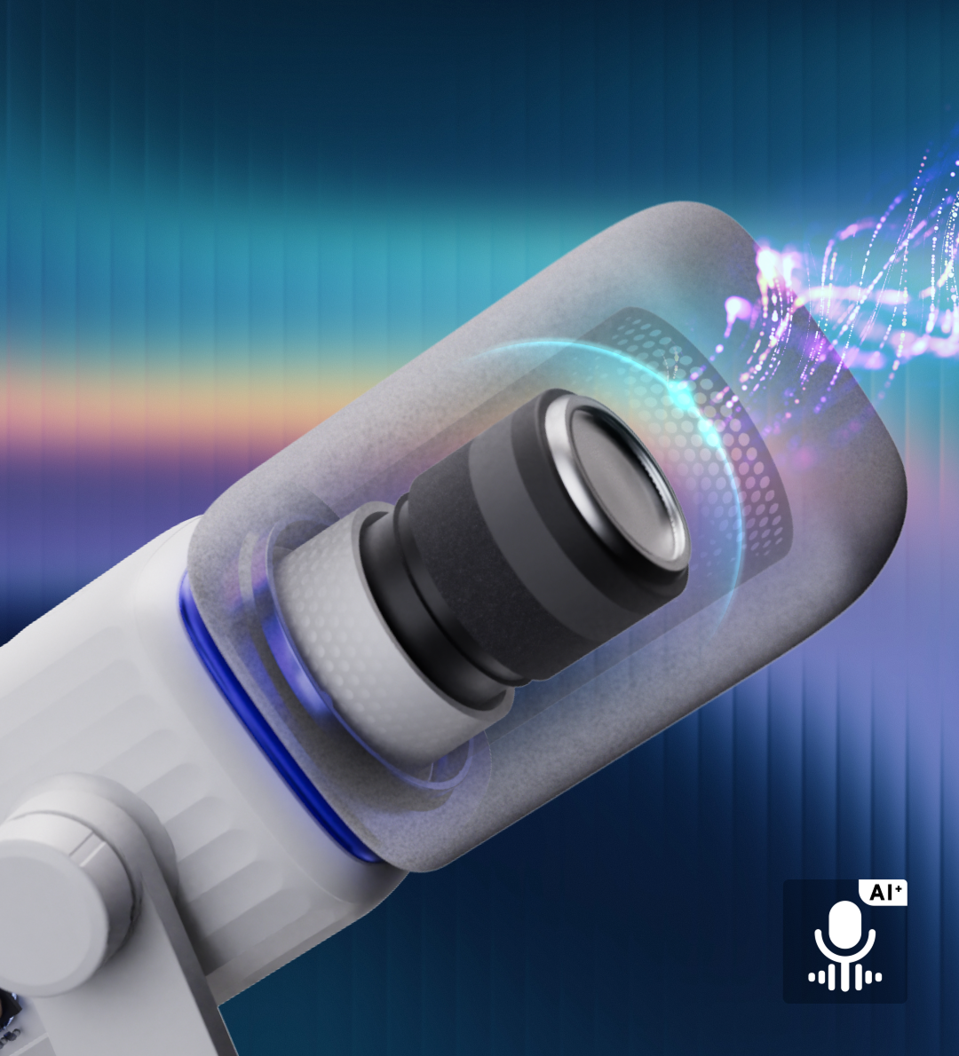 amaran Mic clean audio in noisy environments