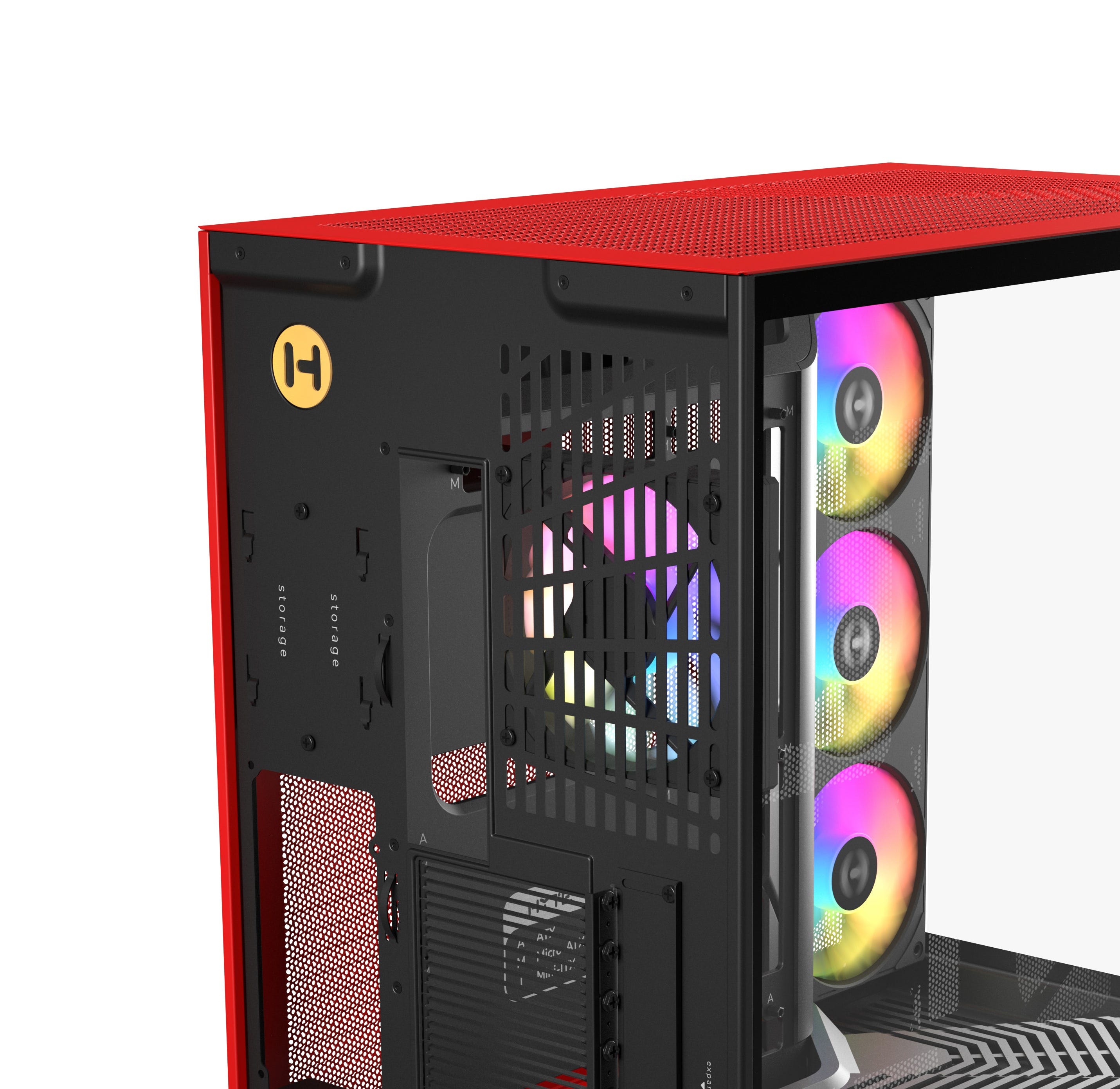 Hyte Y50 RGB PC Case Storage Bay