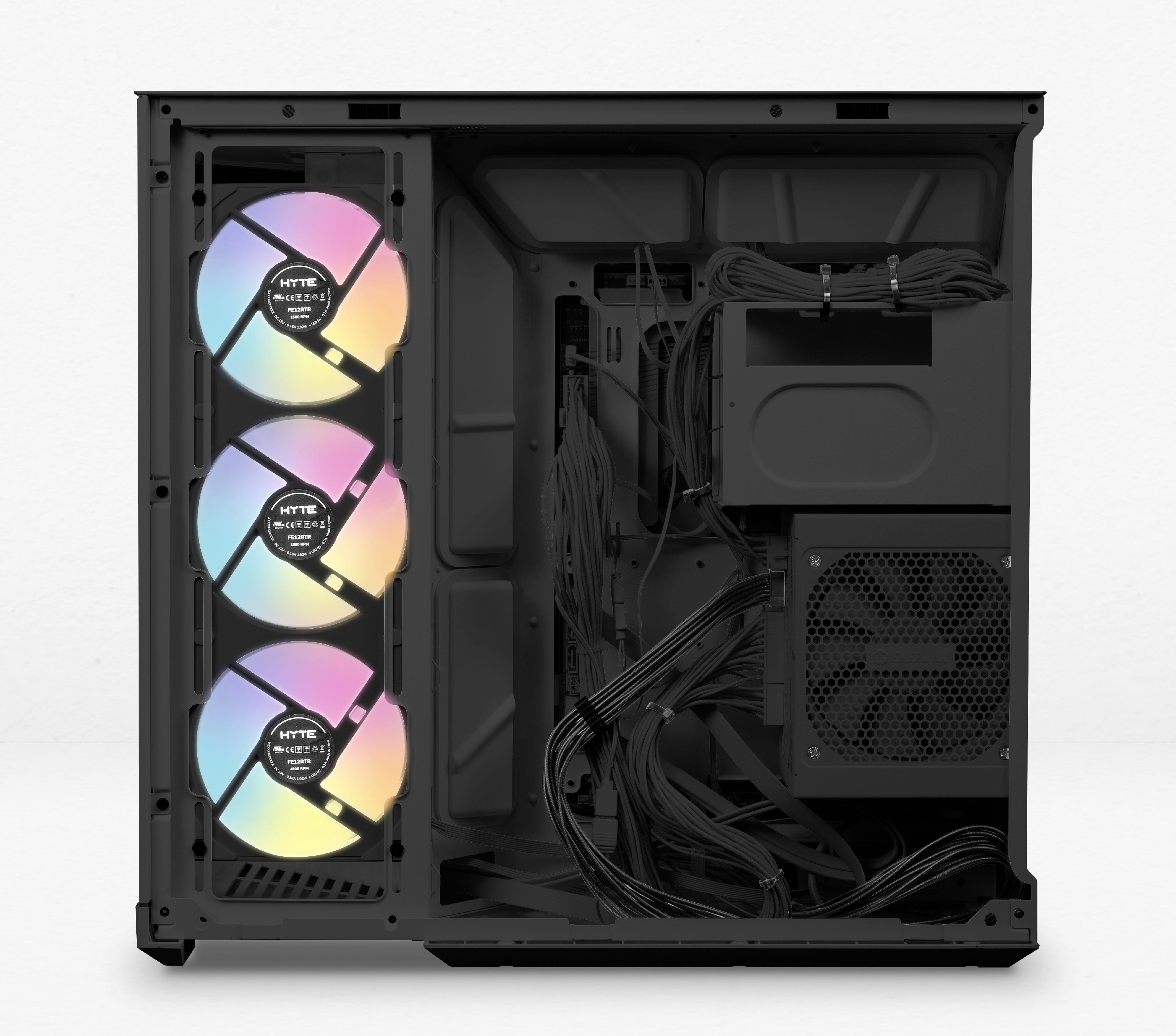 Hyte Y50 RGB PC Case cable management