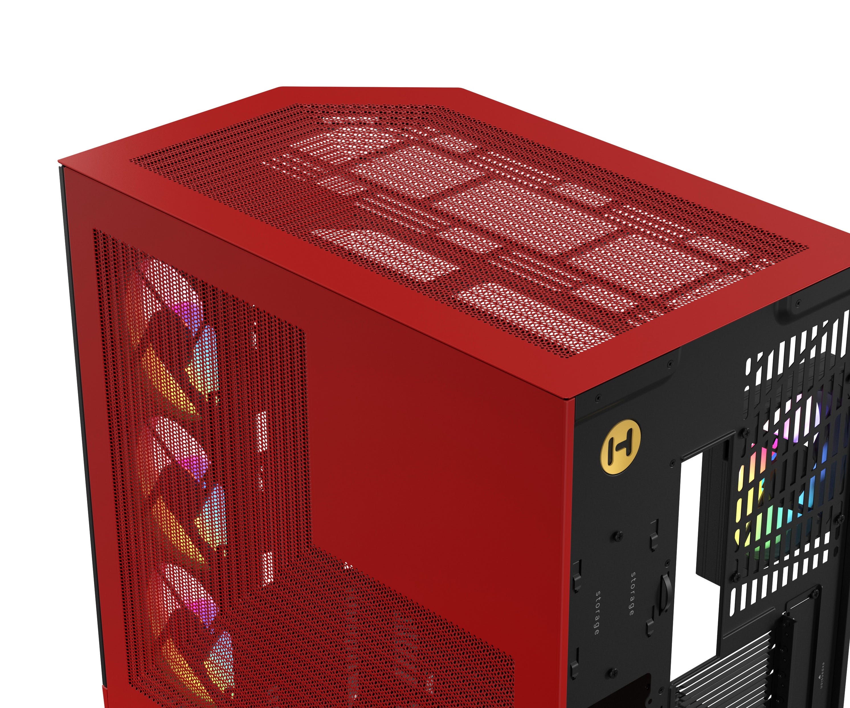 Hyte Y50 RGB PC Case improved ventilation