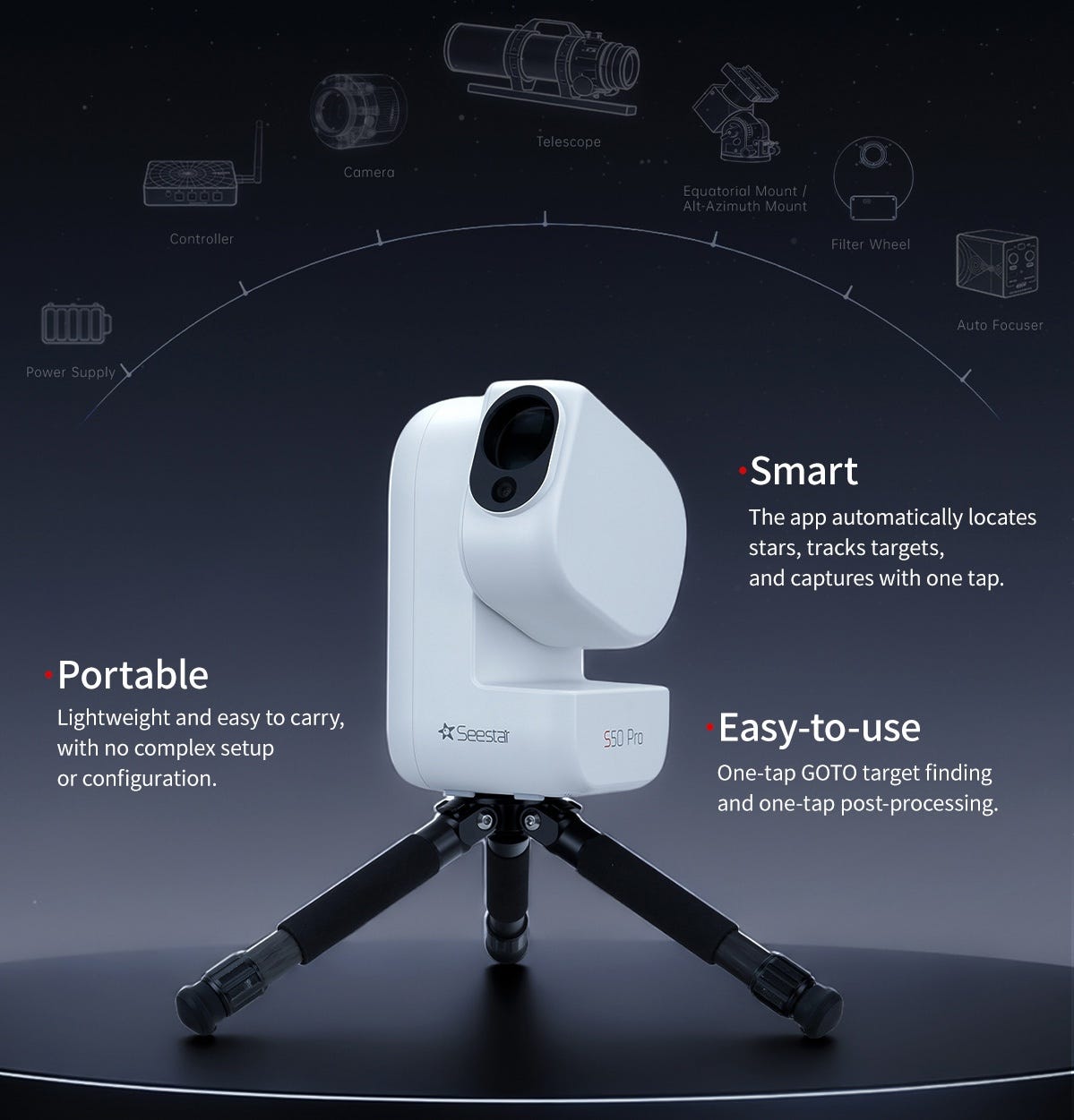ZWO Seestar S50 Pro All-in-One Smart Telescope SS S50 PRO