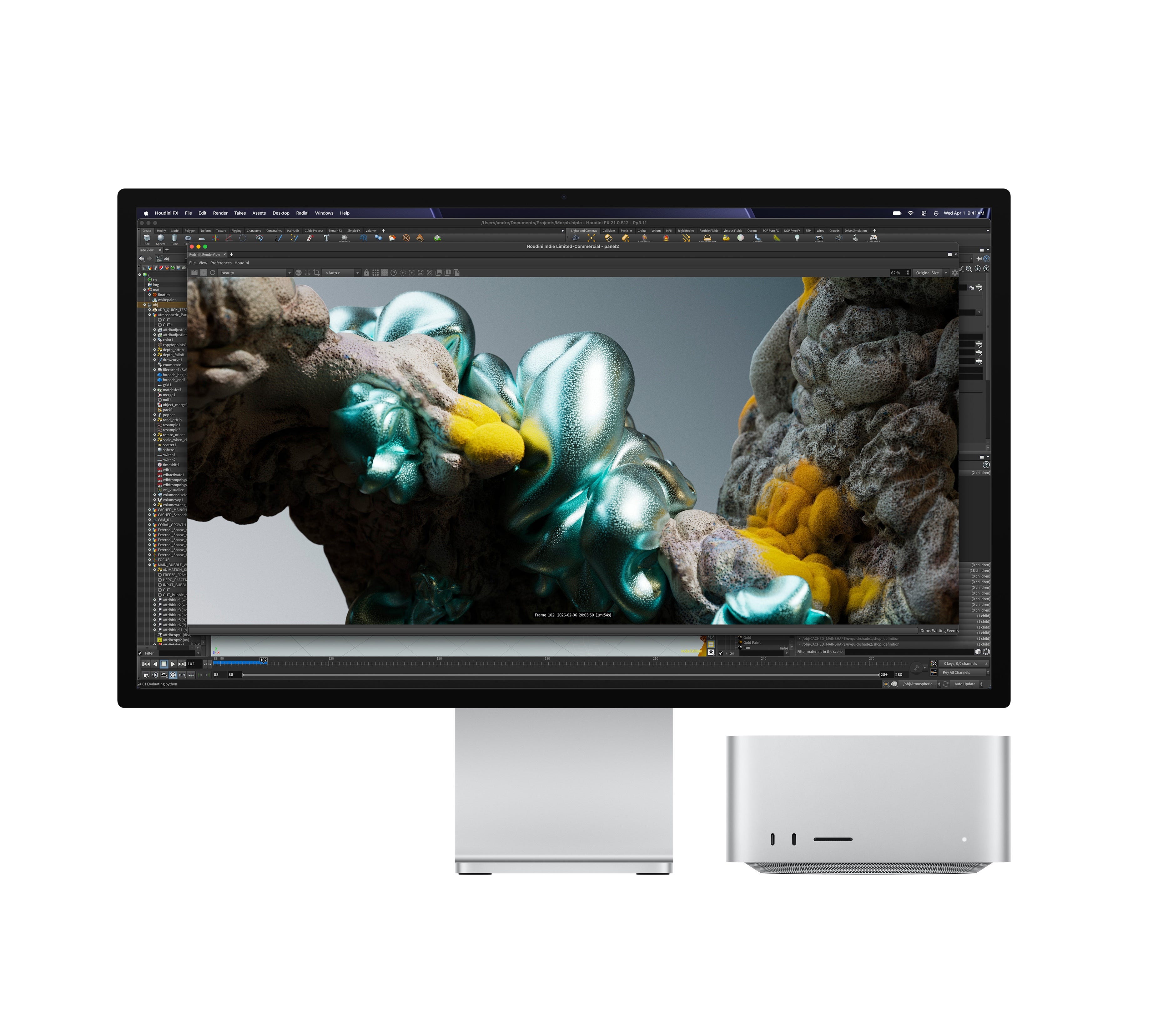 Apple Mac Studio works with other Apple devices