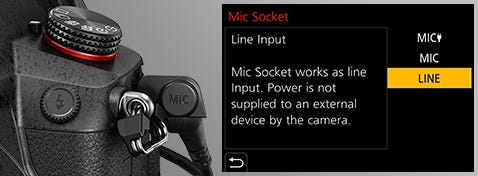 LINE Input Supported