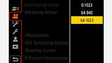 Luminance Level 64-1023 / 64-940 / 0-1023 (10-bit)