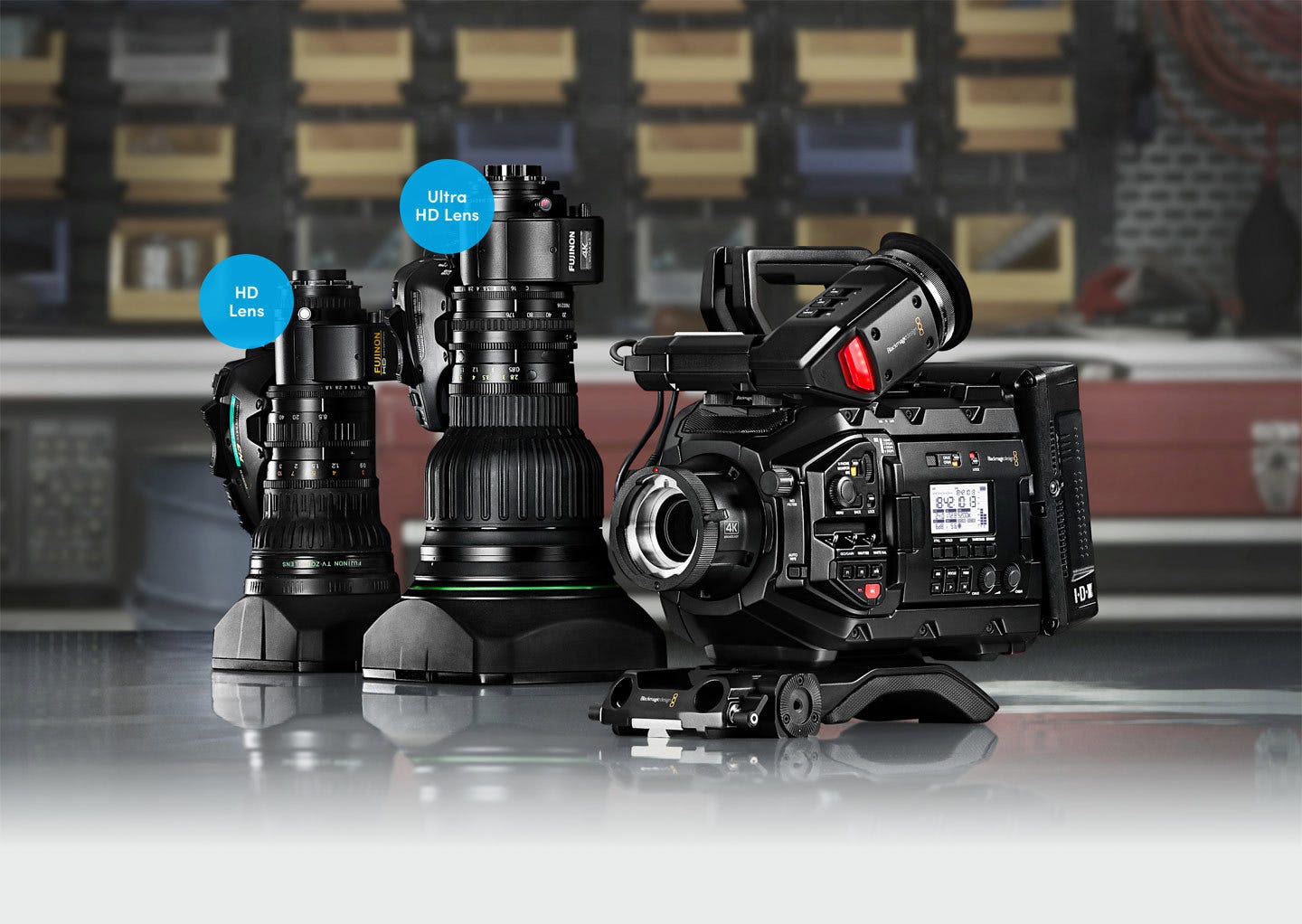 Blackmagic Design 4K UHD URSA Broadcast Camera CINEURSAMWC4K