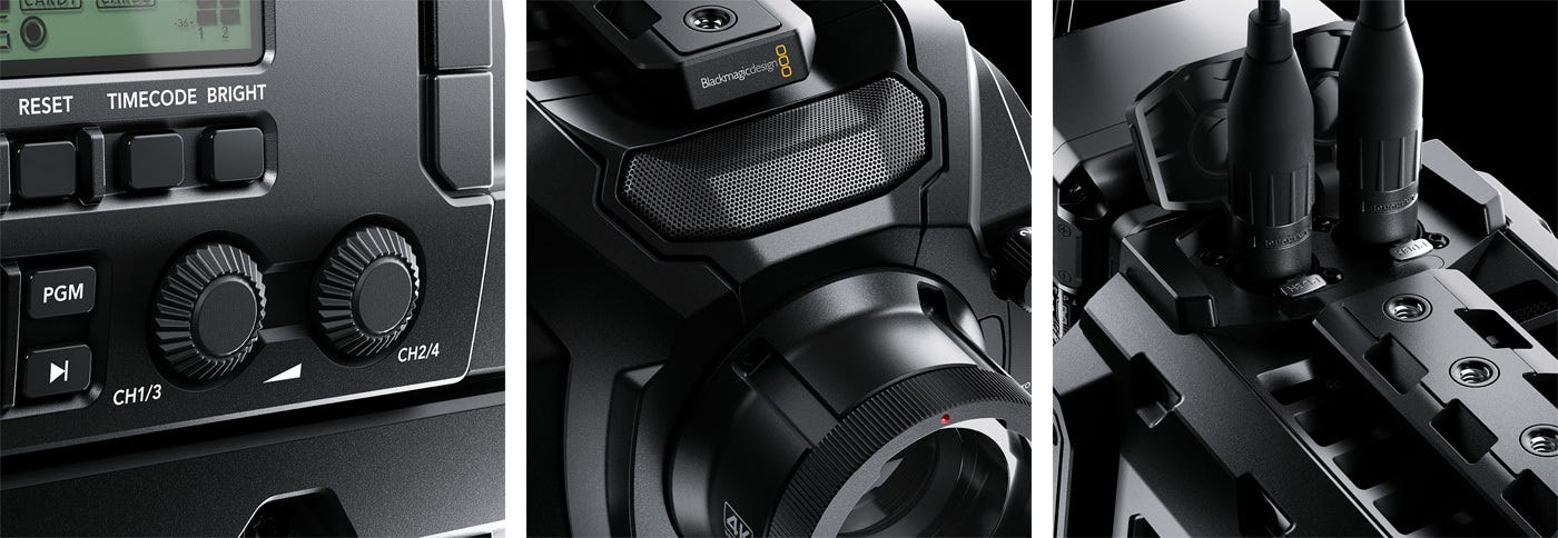 Blackmagic Design 4K UHD URSA Broadcast Camera CINEURSAMWC4K