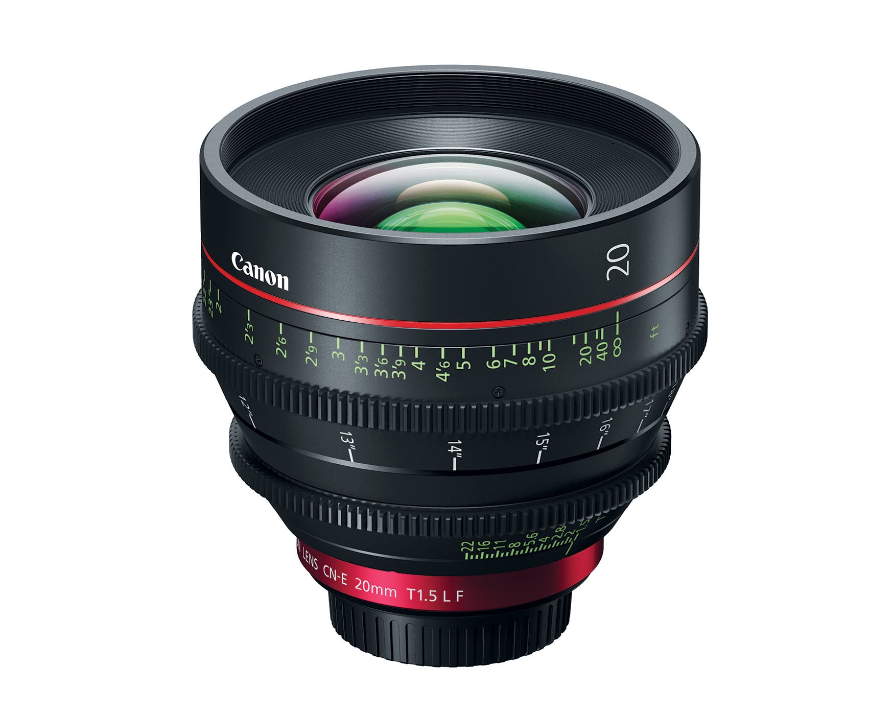 Canon CN-E 20mm T1.5 L F Cinema Prime Lens (EF Mount)