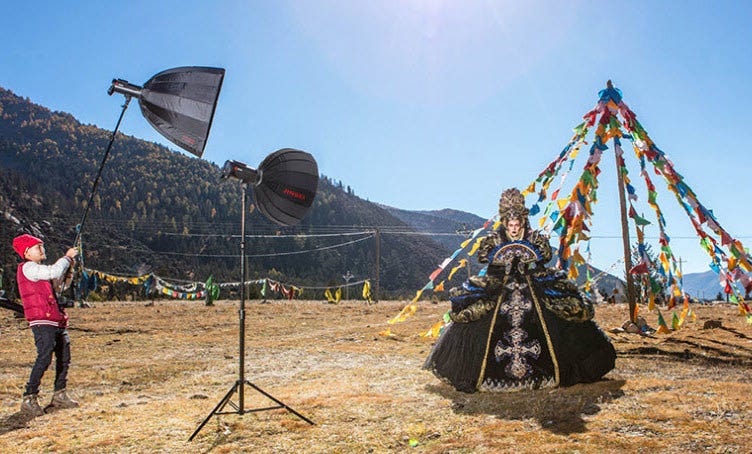 deep parabolic beauty dish softbox