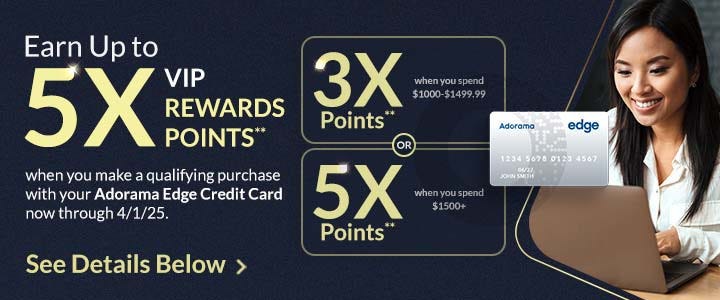 Adorama Edge Credit Card - 5% Off OR Special Financing | Adorama