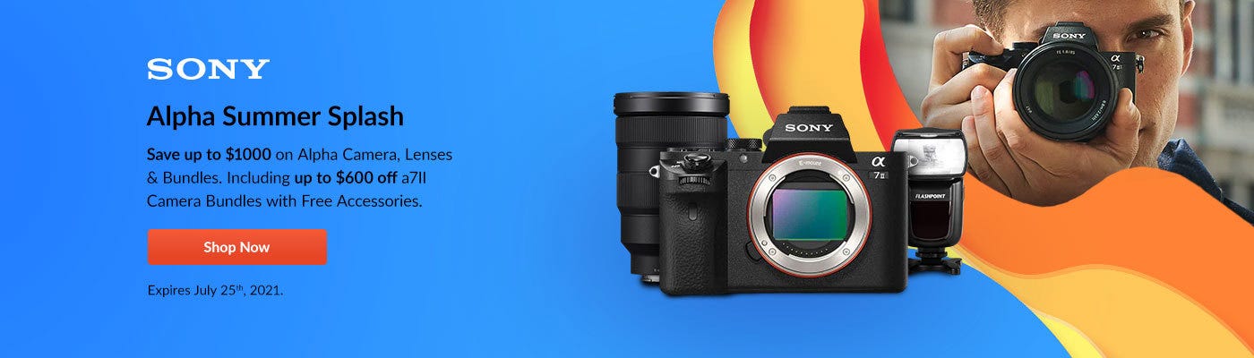 Sony Alpha Summer Sale July 12 to 25