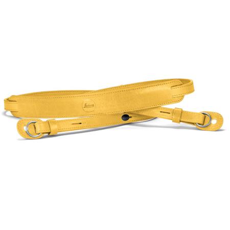Leica Leather Carrying Neck Strap, Yellow