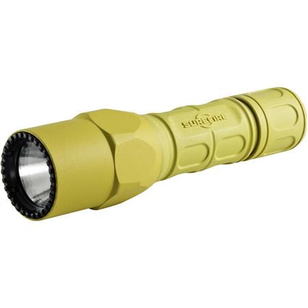 SureFire G2X Pro Dual Output LED Flashlight, 15 Low/320 High Lumens, Yellow G2X D YL