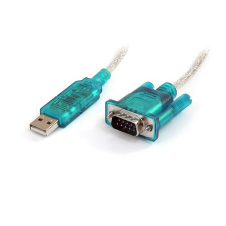 StarTech 3 USB A Male to RS232 DB 9 Male Serial Adapter Cable ICUSB232SM3