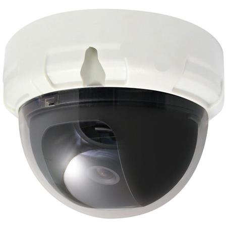 Speco Technologies VL644DC Indoor Color Dome Camera, 6mm Fixed Lens, White VL644DCW6