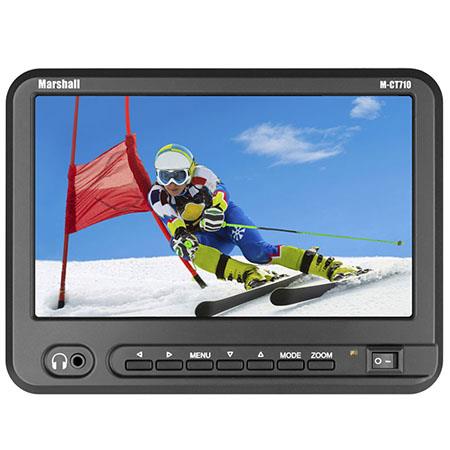 Marshall Electronics M CT710 7 Camera Top High Resolution TFT LCD Monitor M CT710 E6